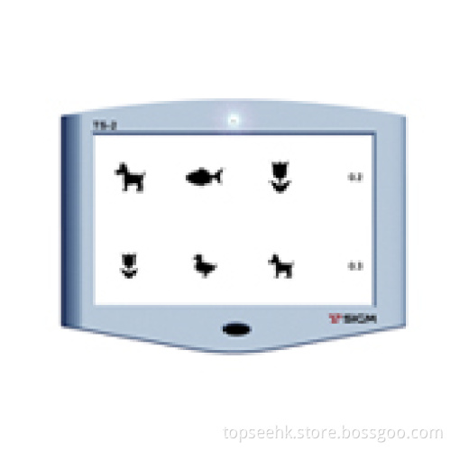 LCD eye chart